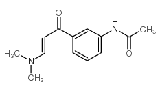 N-[3-(3-二甲基氨基丙烯酰基)苯基]乙酰胺结构式