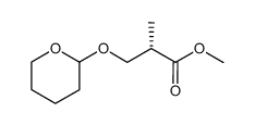 methyl 2(S)-methyl-3-tetrahydropyranyloxypropanoate Structure