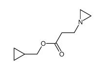 cyclopropylmethyl 3-(aziridin-1-yl)propanoate结构式