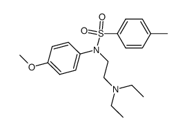 toluene-4-sulfonic acid-[N-(2-diethylamino-ethyl)-p-anisidide] Structure