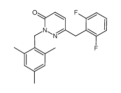 6-(2,6-difluorobenzyl)-2-(mesitylmethyl)pyridazin-3(2H)-one Structure