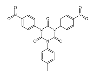 1,3-bis-(4-nitro-phenyl)-5-p-tolyl-[1,3,5]triazinane-2,4,6-trione Structure