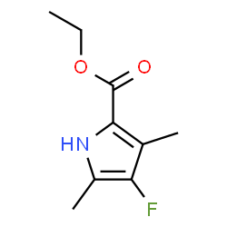 4-FLUORO-3,5-DIMETHYL-1H-PYRROLE-2-CARBOXYLIC ACID ETHYL ESTER picture