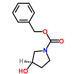 (R)-N-CBZ-3-羟基哌啶结构式