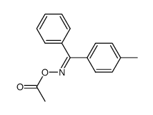 4-methyl-benzophenon-(O-acetyl oxime ), acetate from anti-p-tolyl-phenyl ketoxime Structure