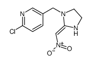 2-chloro-5-[[(2Z)-2-(nitromethylidene)imidazolidin-1-yl]methyl]pyridine Structure