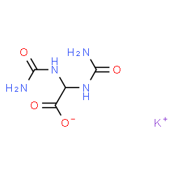 Diureidoacetic acid Structure