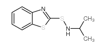 N-isopropylbenzothiazol-2-sulphenamide结构式