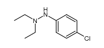 N-(4-Chlorophenyl)-N',N'-diethylhydrazine结构式