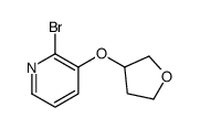 2-溴-3-((四氢呋喃-3-基)氧基)吡啶结构式