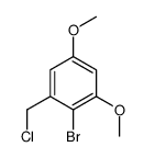 2-bromo-1-(chloromethyl)-3,5-dimethoxybenzene Structure