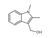 1,2-Dimethyl-indole-3-carbinol结构式