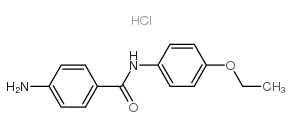 4-氨基-N-(4-乙氧基苯基)-苯磺酰胺盐酸盐结构式