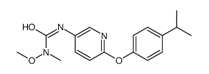 1-methoxy-1-methyl-3-[6-(4-propan-2-ylphenoxy)pyridin-3-yl]urea结构式