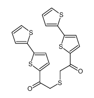 2-[2-oxo-2-(5-thiophen-2-ylthiophen-2-yl)ethyl]sulfanyl-1-(5-thiophen-2-ylthiophen-2-yl)ethanone Structure