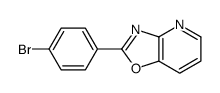 2-(4-bromophenyl)-[1,3]oxazolo[4,5-b]pyridine structure