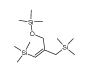 (E)-(2-(((trimethylsilyl)oxy)methyl)prop-1-ene-1,3-diyl)bis(trimethylsilane)结构式