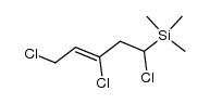 trimethyl(1,3,5-trichloropent-3-en-1-yl)silane Structure
