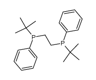(R,R)-1,2-bis(tert-butylphenylphosphino)ethane Structure