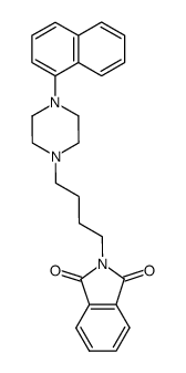 2-(4-(4-(naphthalen-1-yl)piperazin-1-yl)butyl)isoindoline-1,3-dione Structure