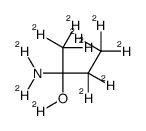 N,N,1,1,1,3,3,4,4,4-decadeuterio-2-deuteriooxybutan-2-amine结构式