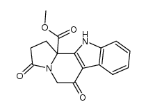 methyl 2,3,6,11-tetrahydro-3,6-dioxo-1H-indolizino[8,7-b]indole-11b(5H)-carboxylate Structure