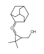 (3-(adamantan-2-ylidenemethylene)-2,2-dimethylcyclopropyl)methanol Structure