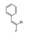 (2-bromo-2-fluoroethenyl)benzene结构式