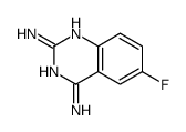 6-氟喹唑啉-2,4-二胺结构式