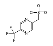 [5-(trifluoromethyl)pyrazin-2-yl]methanesulfonyl chloride Structure