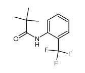 N-[2-(trifluromethyl)phenyl]-2,2-dimethylpropanamide Structure