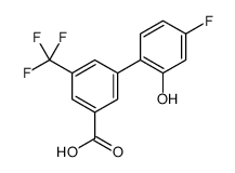 3-(4-fluoro-2-hydroxyphenyl)-5-(trifluoromethyl)benzoic acid Structure