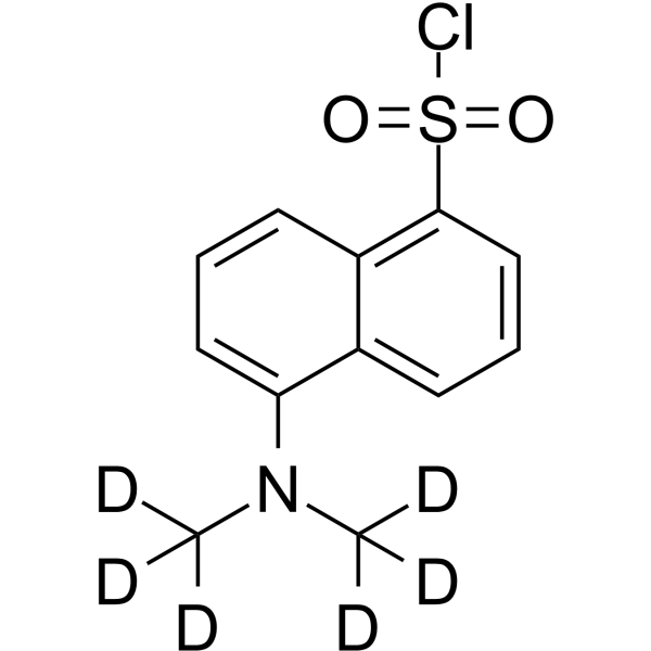 Dansyl chloride-d6 Structure