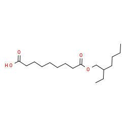 Nonanedioic acid, Mono(2-ethylhexyl) ester structure