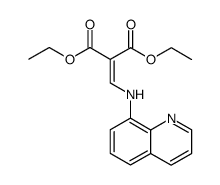 diethyl [(quinolin-8-ylamino)methylidene]propanedioate结构式