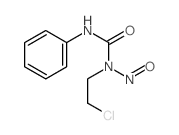 Urea, 1-(2-chloroethyl)-1-nitroso-3-phenyl- (8CI)结构式