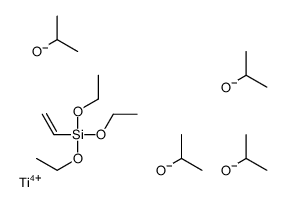 ethenyl(triethoxy)silane,propan-2-olate,titanium(4+) Structure