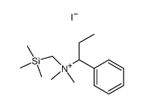 α-ethylbenzyldimethyl(trimethylsilylmethyl)ammonium iodide Structure