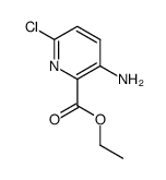 3-氨基-6-氯吡啶-2-羧酸乙酯结构式