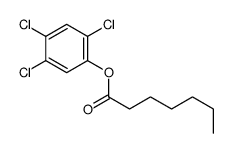 (2,4,5-trichlorophenyl) heptanoate Structure