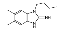 1-butyl-5,6-dimethylbenzimidazol-2-amine Structure