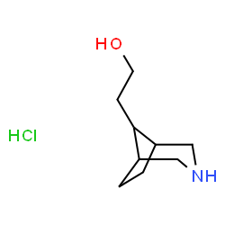 8-hydroxyethyl-3-azabicyclo[3.2.1]octane hydrochloride Structure