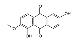 1,6-dihydroxy-2-methoxyanthraquinone结构式