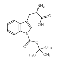 1-Boc-色氨酸结构式