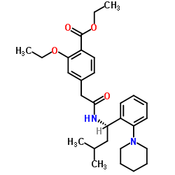 (S)-瑞格列奈乙基酯结构式