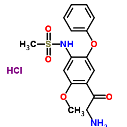 α-氨基-2-甲氧基-4-甲磺酰胺基-5-苯氧苯乙酮盐酸盐图片