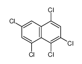 1,2,4,6,8-pentachloronaphthalene结构式