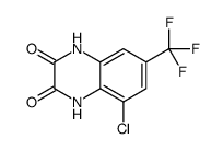 5-chloro-7-(trifluoromethyl)-1,4-dihydroquinoxaline-2,3-dione Structure