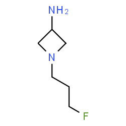 1-(3-氟丙基)氮杂环丁烷-3-胺结构式