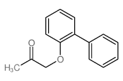 2-Propanone,1-([1,1'-biphenyl]-2-yloxy)-结构式